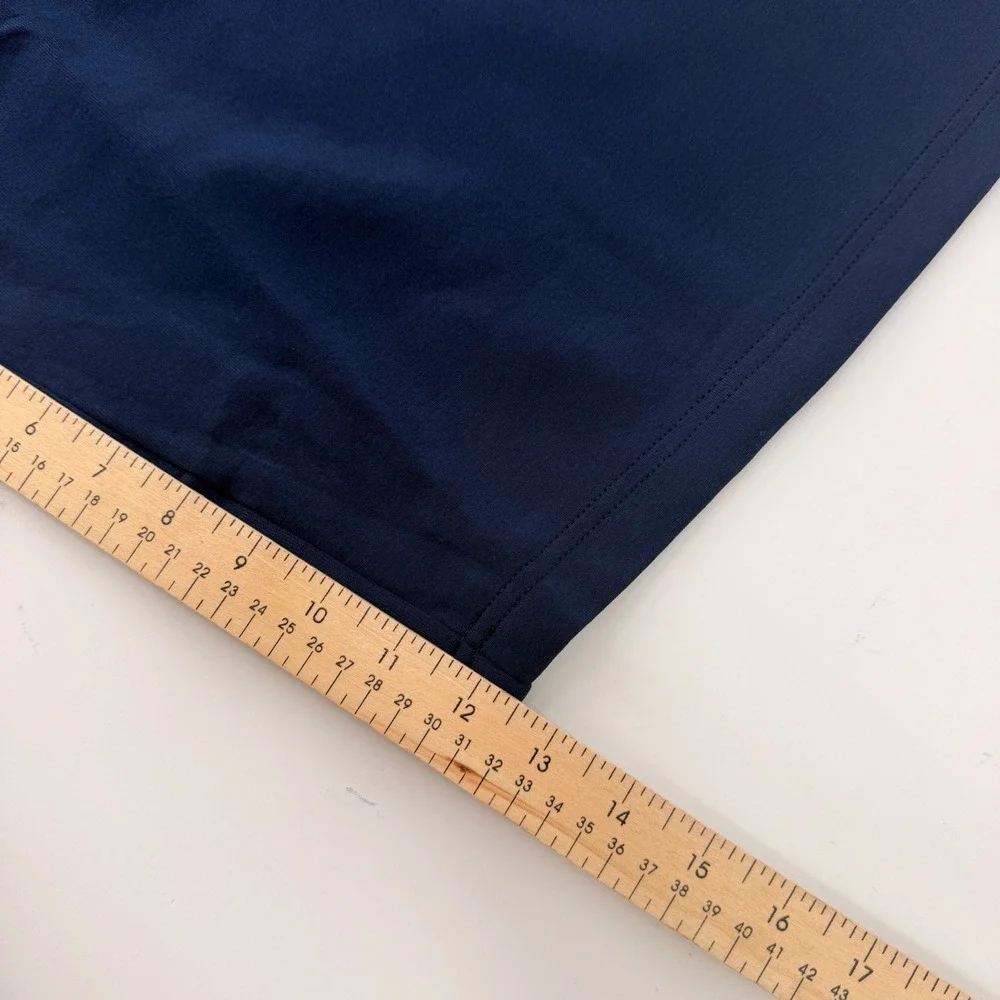 Polo Ralph Lauren Knit Shorts Mens 3XLT Navy Blue Script Logo Drawstring NEW